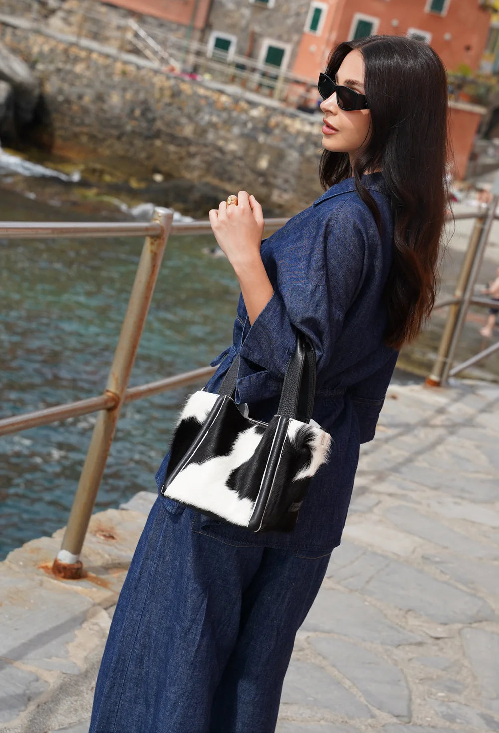 Lazaro Tala Small Cowhide Tote Bag