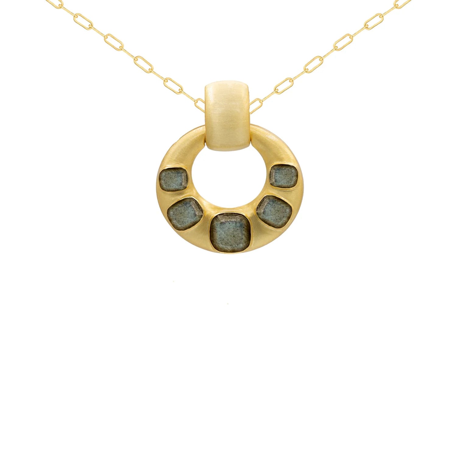Marcia Moran- Hillary Necklace- Labradorite