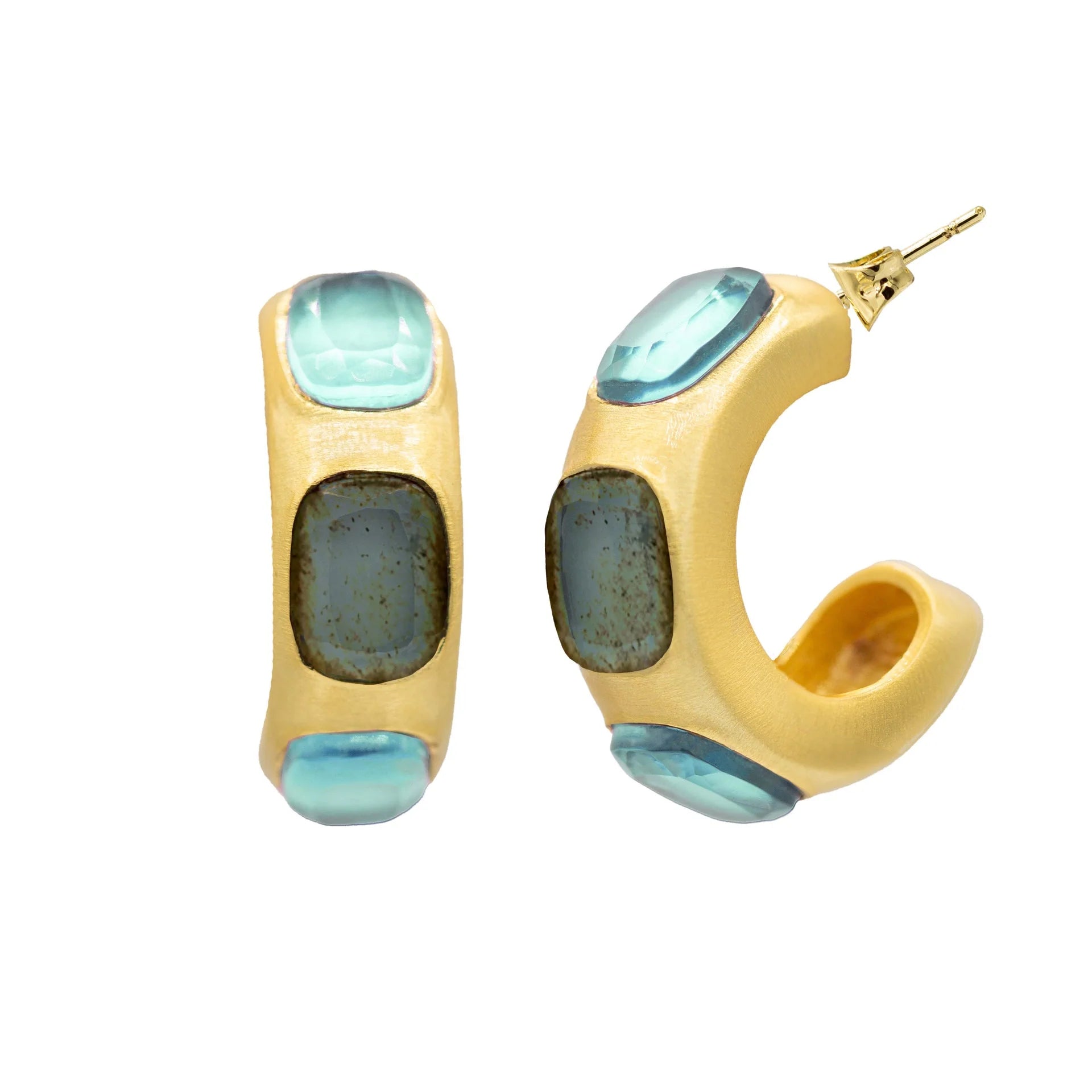 Marcia Moran- Carla Hoops- labradorite/green amethyst
