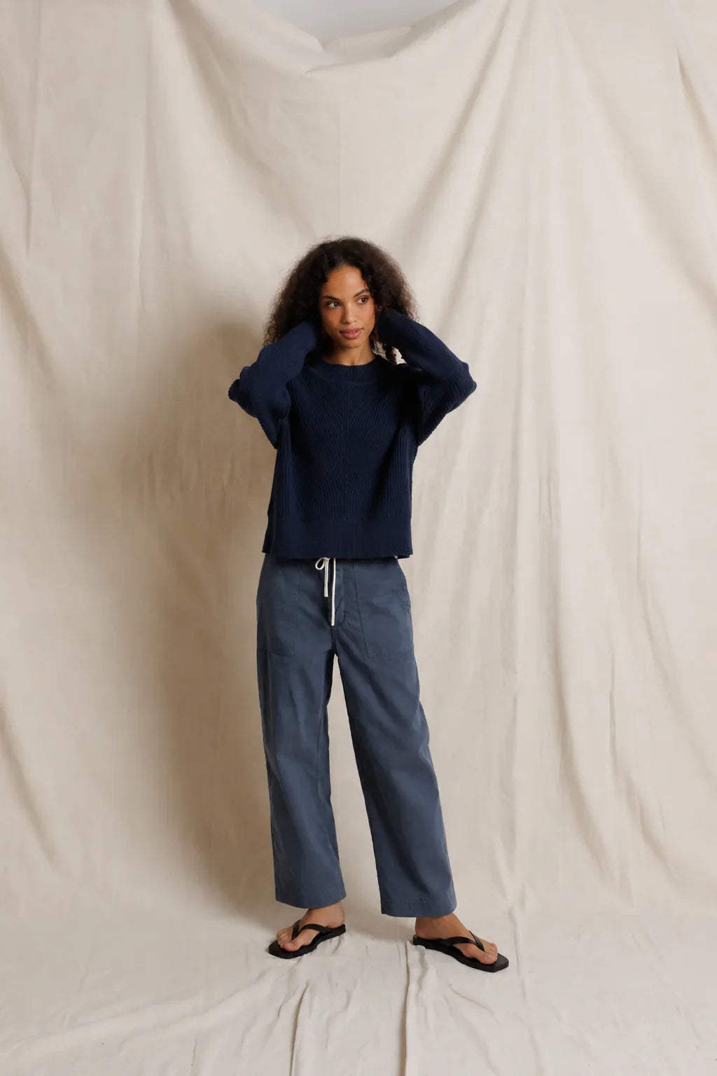 Perfect White Tee Virginia Utility Pant - Turbulence